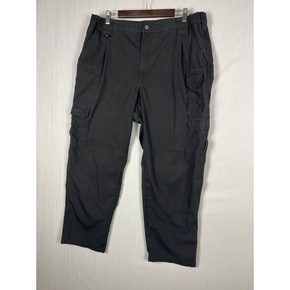 5.11 Tactical Series‎ Cargo Pants Mens 40x30 Black Ripstop Utility Rugged